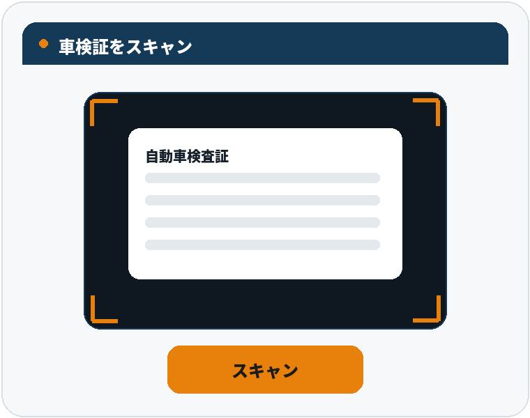車検証スキャン